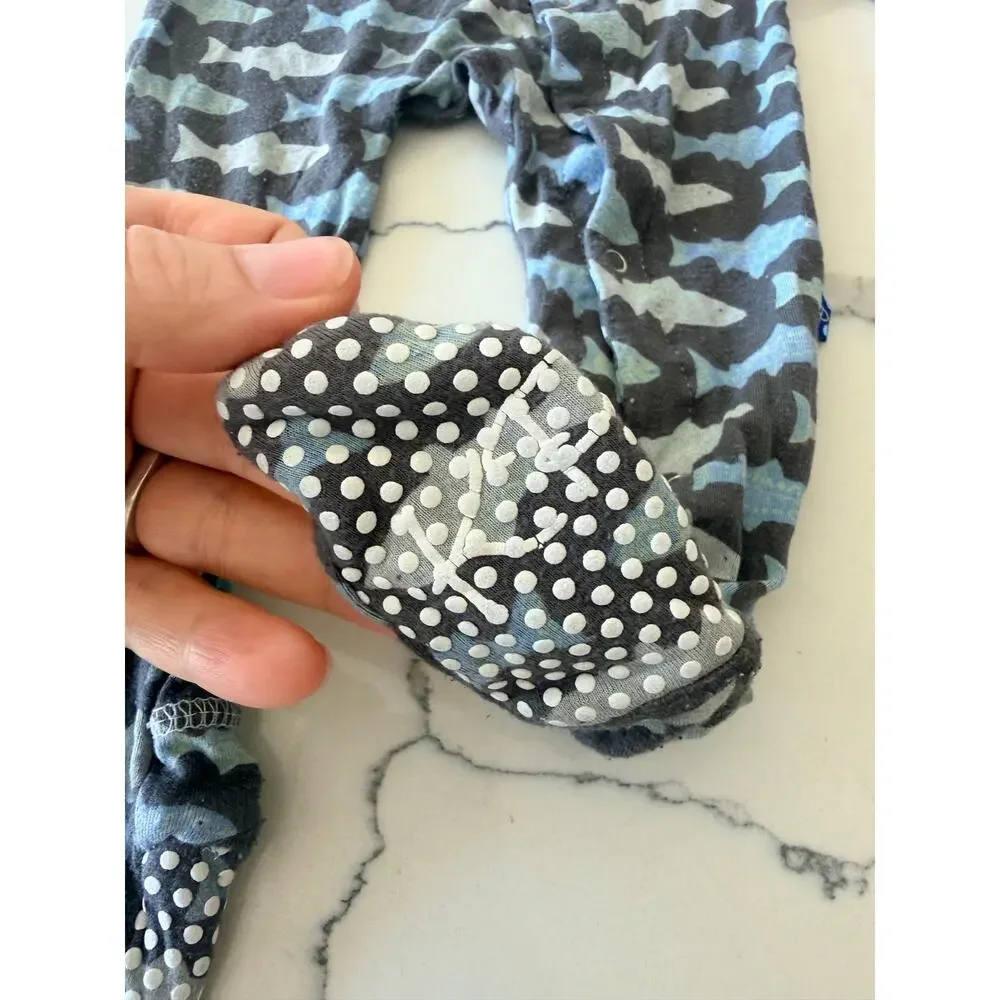 KicKee Pants Little Boys Stone Trout Footie